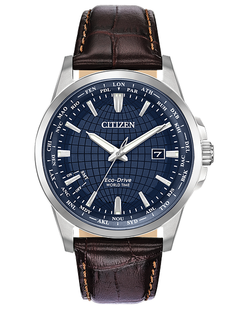 Citizen Brycen Eco-Drive Black Dial Stainless Steel Watch | CITIZEN